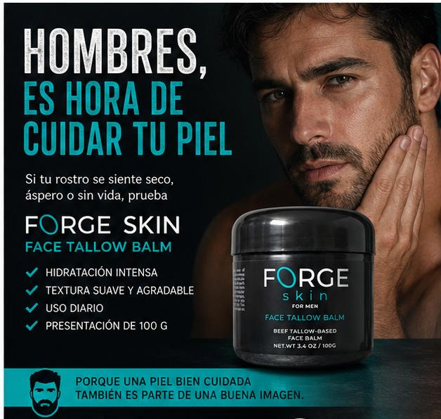 Hombres, es hora de cuidar tu piel: Forge Skin Face Tallow Balm