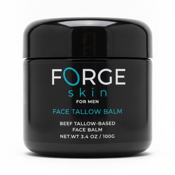 Forge Skin · Face Tallow Balm para Hombre · Bálsamo Facial con Sebo de Res · 100 g