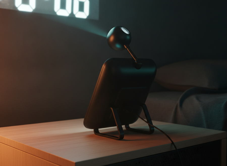 Parte trasera del LumiClock