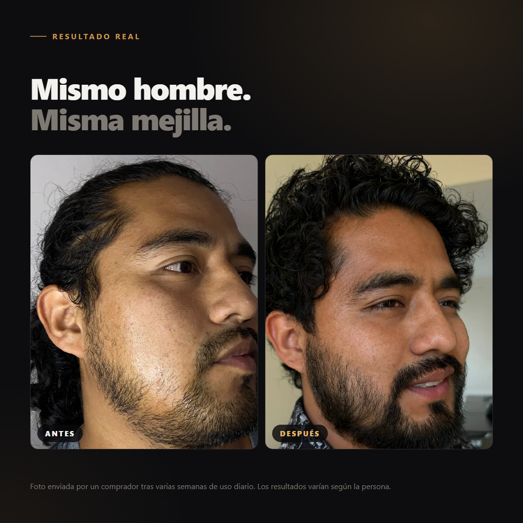 Antes y después de un comprador tras varias semanas de uso