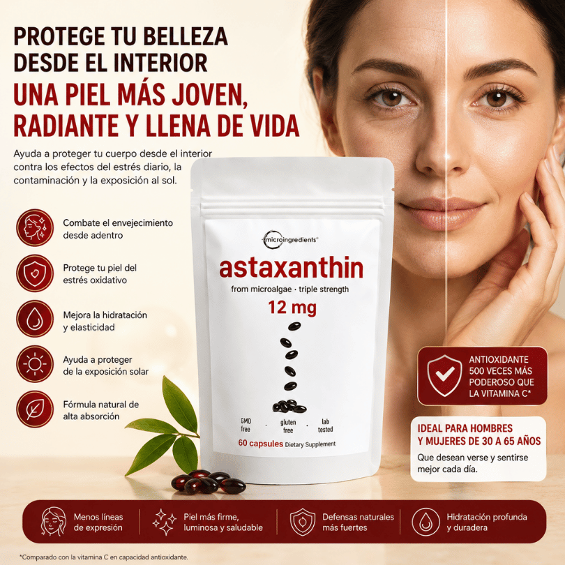 Protege tu belleza desde el interior: beneficios del antioxidante