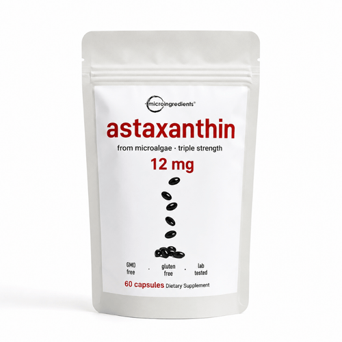 Bolsa de astaxantina 12 mg, 120 softgels