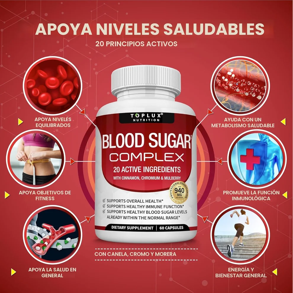 Apoya niveles saludables: 20 principios activos con canela, cromo y morera