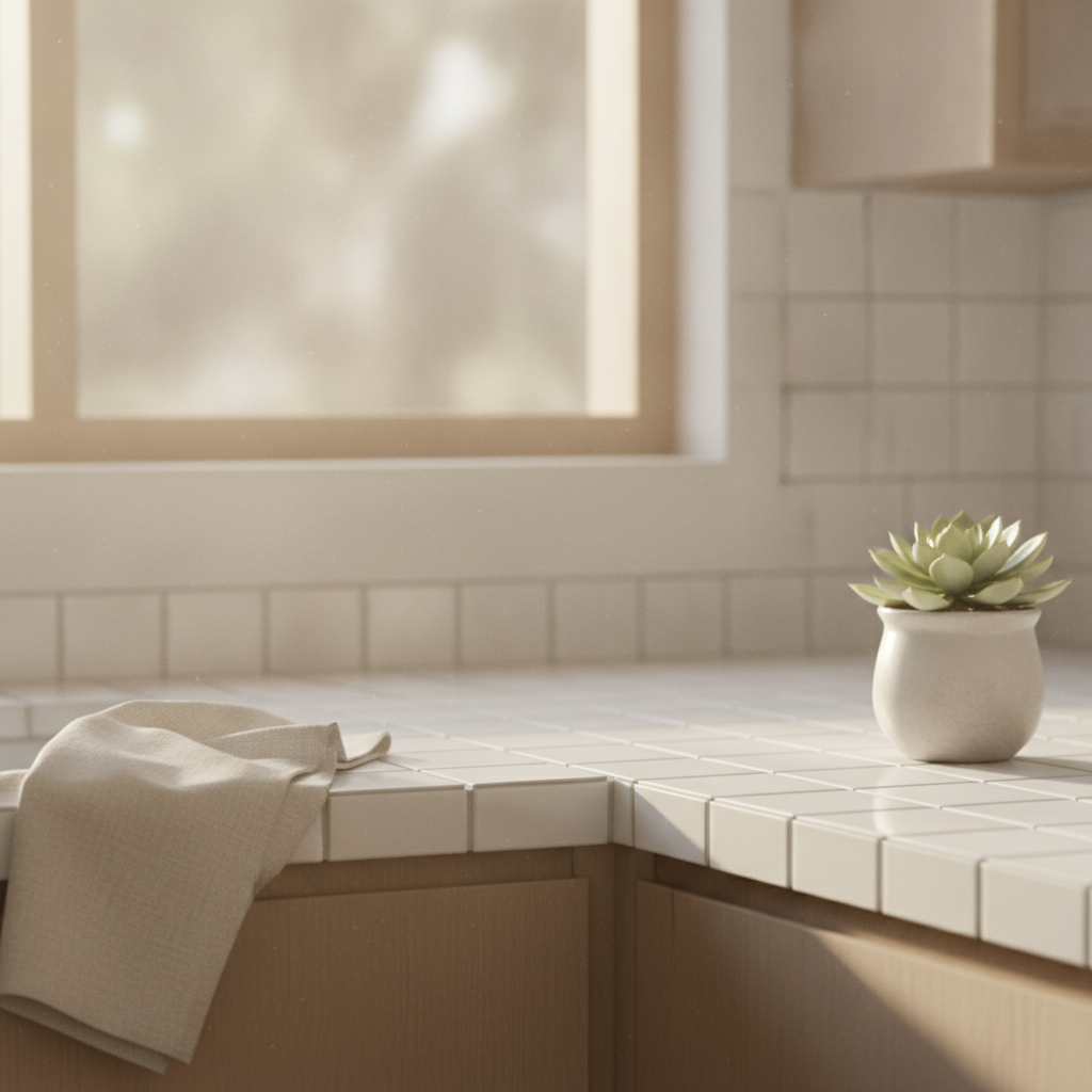 Cocina limpia y ordenada