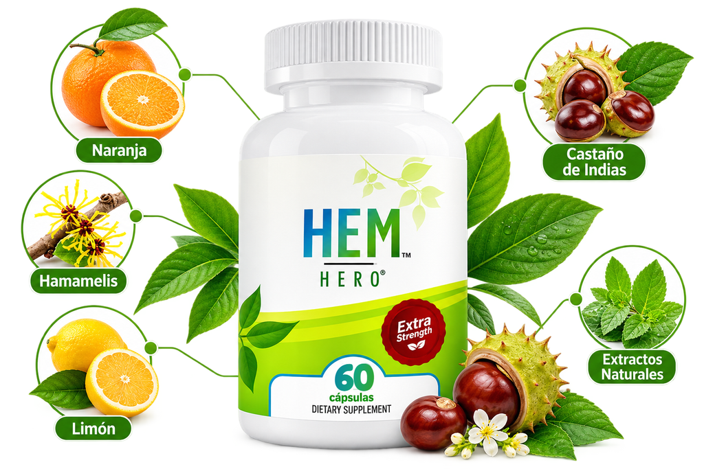 Los botánicos de Hem Hero: naranja, limón, hamamelis y castaño de indias