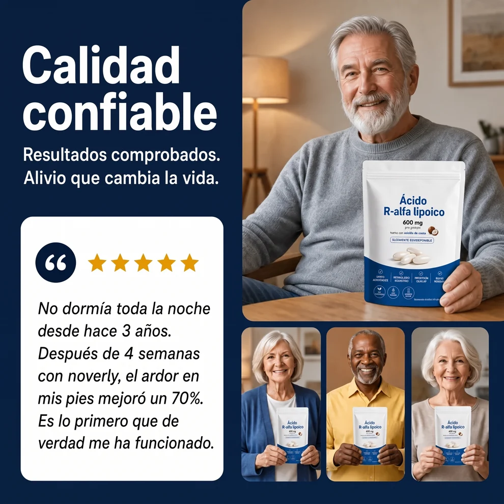 Calidad confiable: opiniones sobre el &aacute;cido R-alfa lipoico