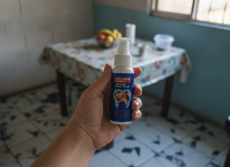 Clienta sosteniendo el frasco reci&eacute;n recibido en su cocina