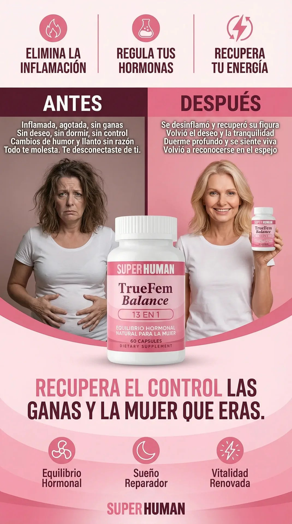 Antes y después: recupera el control, las ganas y la mujer que eras