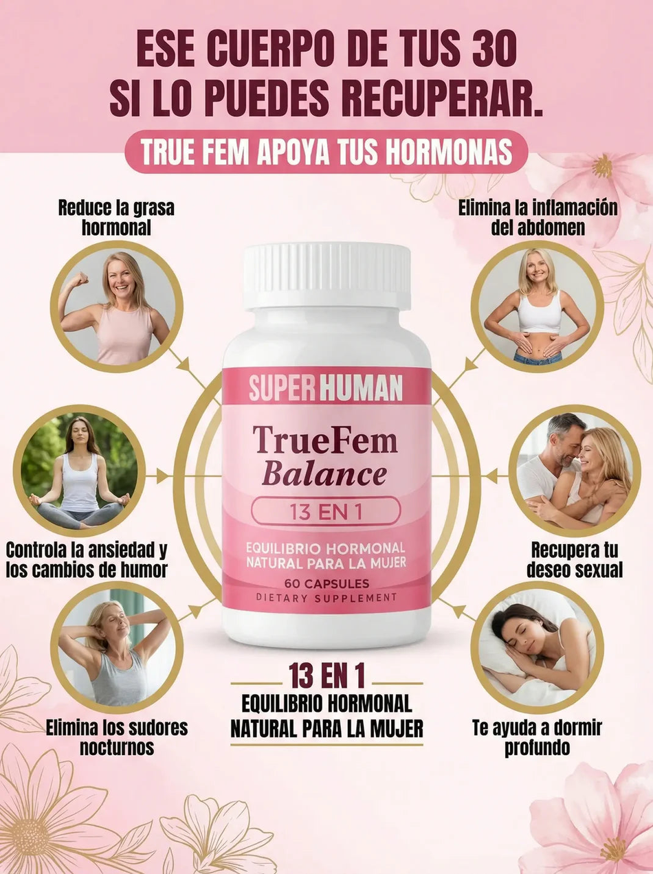 True Fem apoya tus hormonas