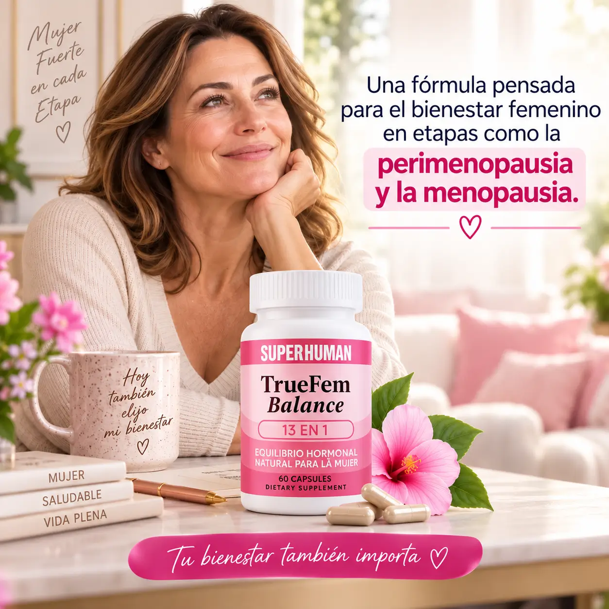 Fórmula pensada para la perimenopausia y la menopausia