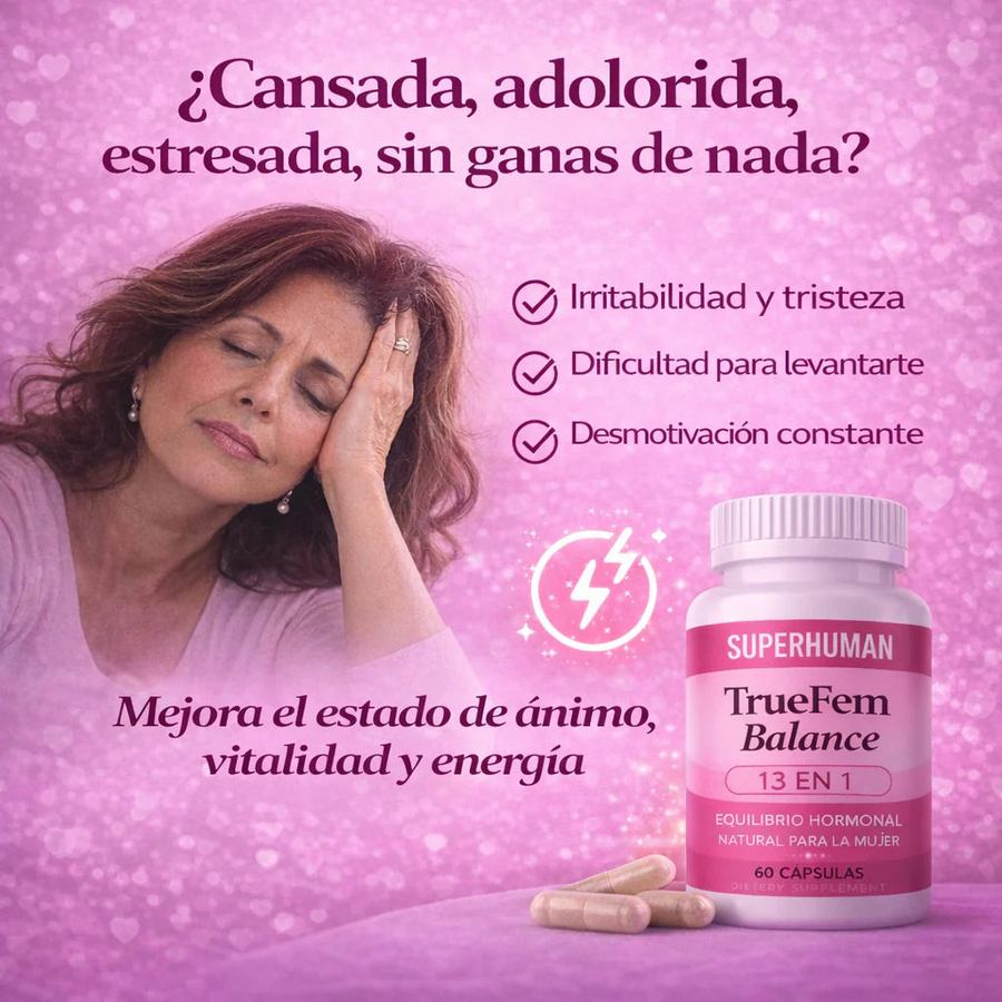 Mujer cansada y sin ánimo
